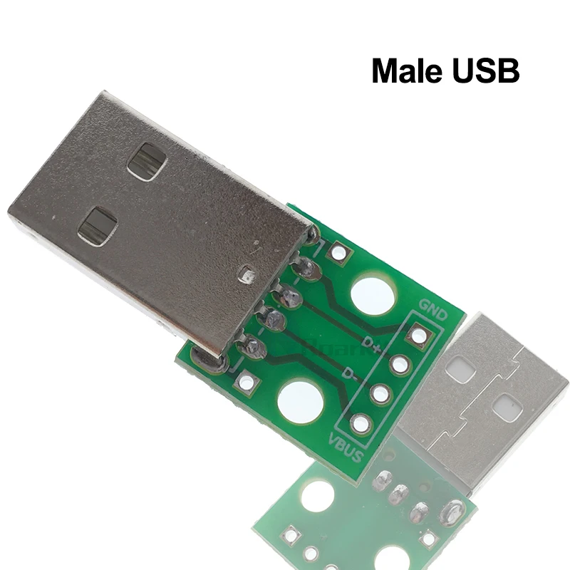 5 шт. Micro MINI USB 2 0 3 Для DIP адаптера контактный Женский Разъем конвертер печатной