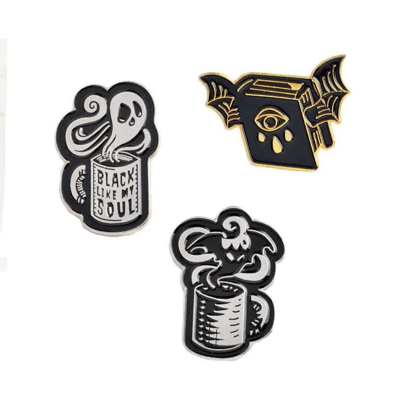 3 шт./компл. креативная летучая мышь книга со сглаза черная как моя душа кофейная