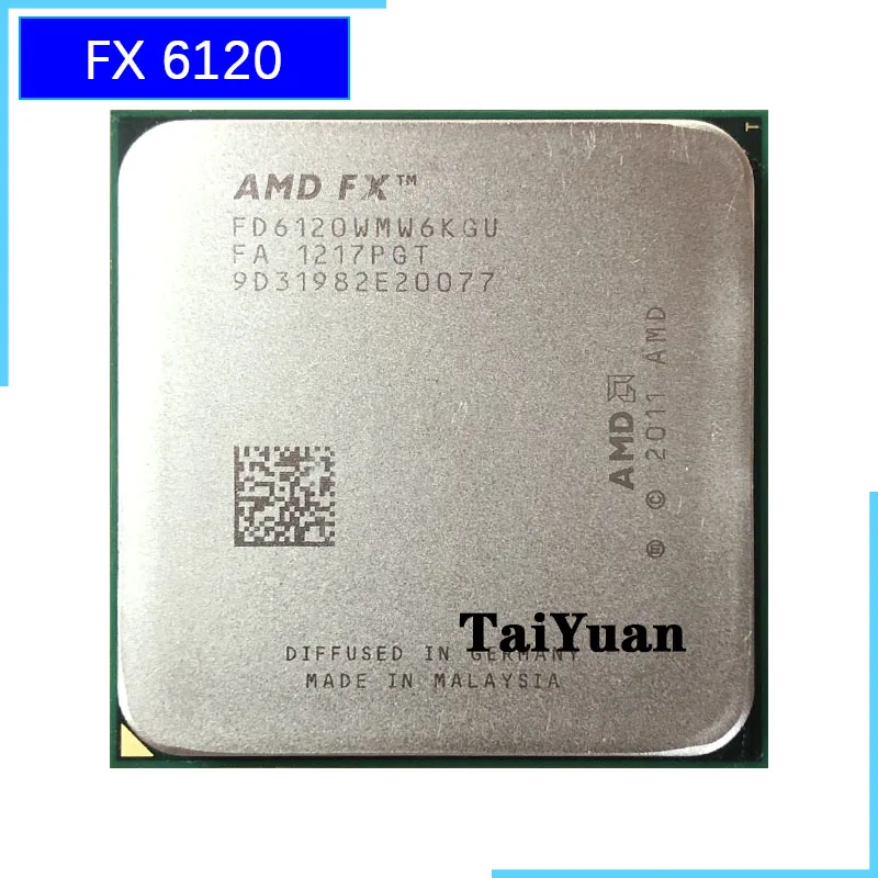 Четырехъядерный процессор AMD FX серии 6120 3 5 ГГц FD6120WMW6KGU Socket AM3 +|Процессоры| |