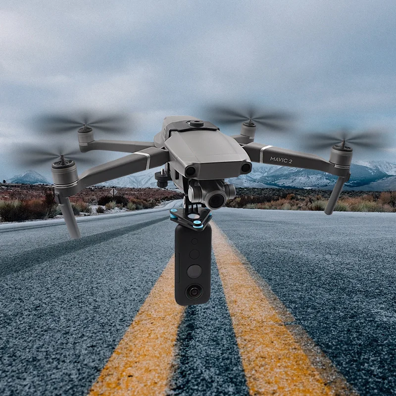 Фиксированный кронштейн для камеры Insta 360 ONE X, подставка и подвеска для камеры Insta 360 и Gopro, комплект держателей для DJI Mavic 2 Pro