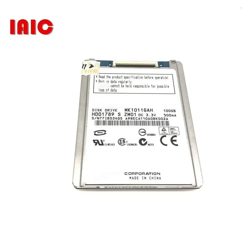 

NEW 1.8 "100GB MK1011GAH ZIF / CE Disk Drive For Latitude XT / D430 K12 U110 replace mk8009gah mk1214gah hs122jc