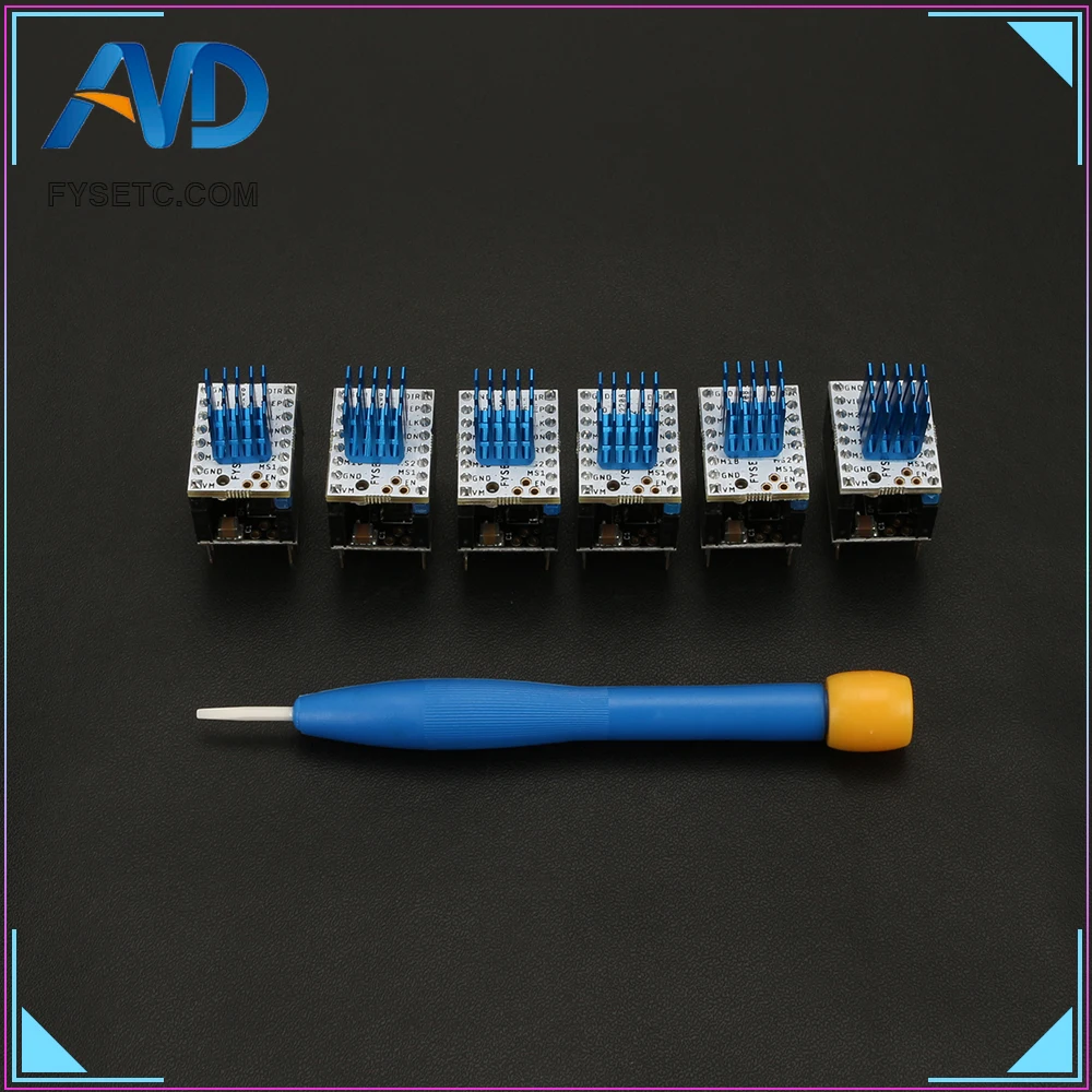 6 комплектов последняя версия TMC2208 V1.2 + протектор шаговый двигатель бесшумная