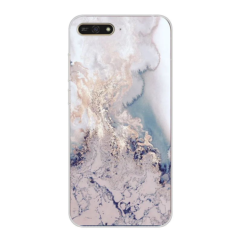 Ciciber новые роскошные глянцевые мраморные чехлы для huawei Y9 Y7 Y6 Y5 Y3 Prime Pro из мягкого ТПУ, прозрачная задняя крышка, чехлы для телефона