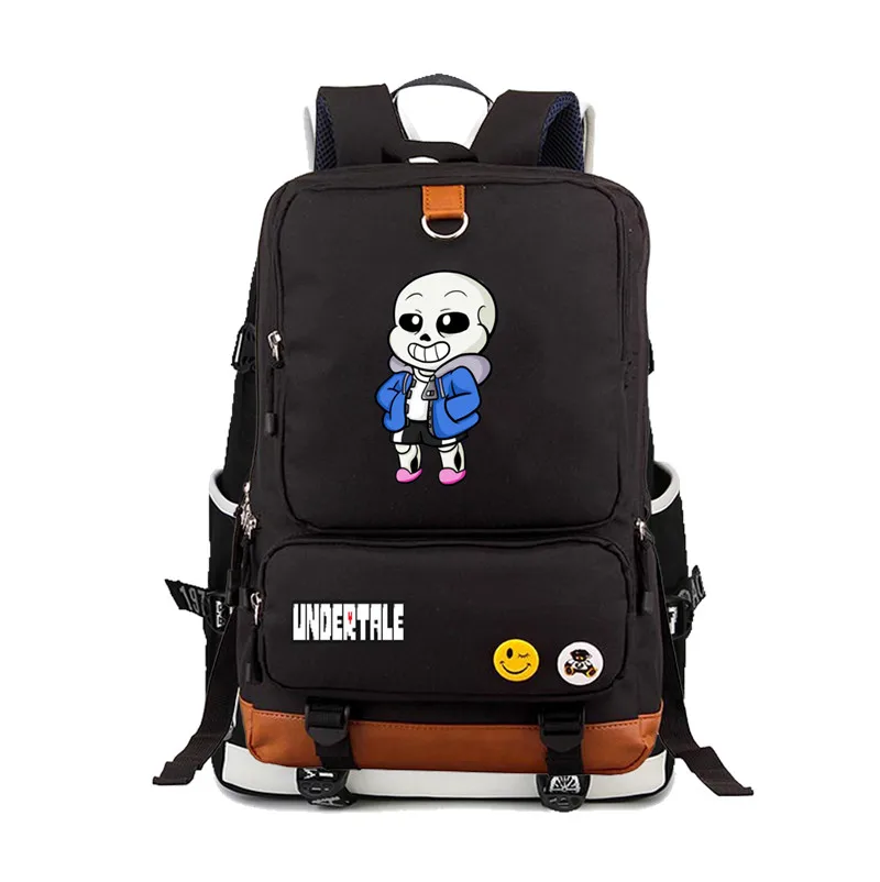 Игра «Undertale» Frisk/Toriel/Sans pixel скелет печати женский рюкзак холщовые Школьные Сумки Подростков мужчин женщин ноутбук рюкзак - Цвет: 25