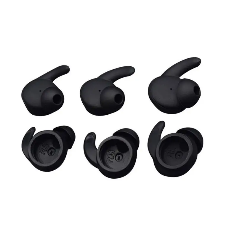 

3 Pairs Earbuds Cover In-Ear Tips Soft Silicone Skin Earpiece Ear Hook Replacement for Huawei Honor AM61 Sport Bluetooth Headset