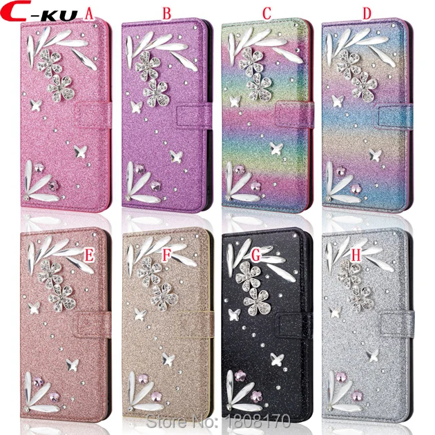 Блестящий кожаный чехол кошелек C ku для Samsung Galaxy S9 S8 Plus S7 Edge J330 J530 J730 NOTE8 A8 2018 1 шт.| |