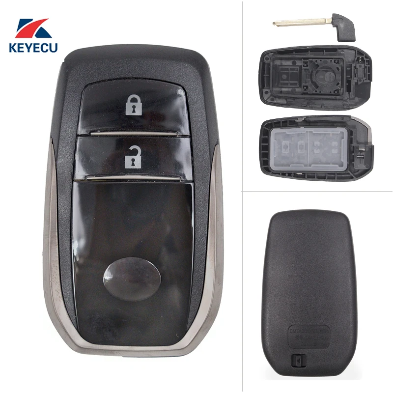 Запасной пульт дистанционного управления KEYECU чехол для автомобильного ключа с
