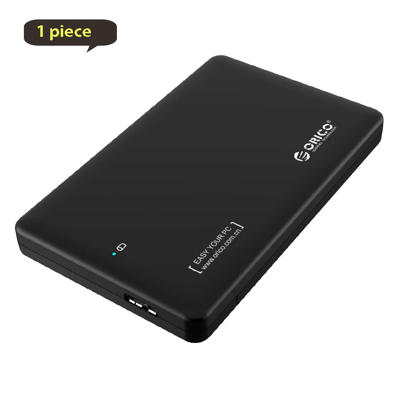 1 piece Чехол ORICO 2599US3, 2,5 дюйма, 6 ТБ, Sata3.0, USB 3,0, HDD, чехол без инструментов, корпус для жесткого диска 7 мм/9,5 мм, внешний чехол для жесткого диска - Цвет: 1 piece