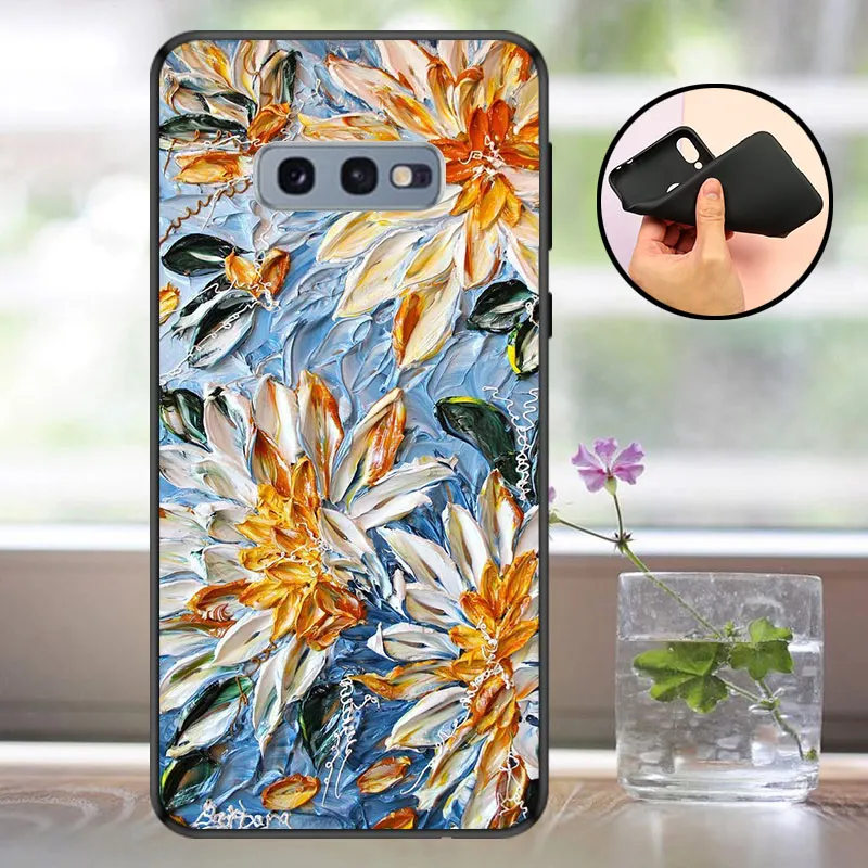 YHJ Чехол для samsung Galaxy S10E чехол s силиконовый матовый чехол Galaxy S10E задняя крышка для Funda samsung S10E S 10E чехол для телефона бампер - Цвет: YHJ