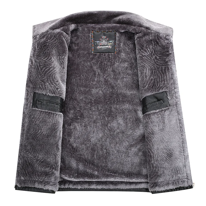 Мужская короткая куртка из натуральной овечьей кожи 10XL 8XL 6XL 5XL новая зимняя