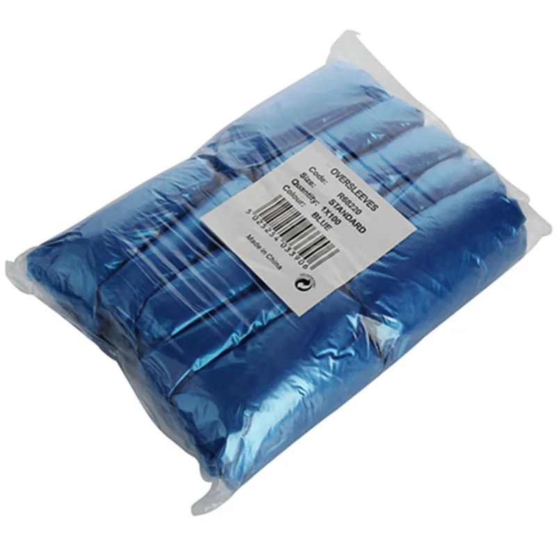 100 шт./пакет Высококачественная одноразовая стерилизация синие рукава для