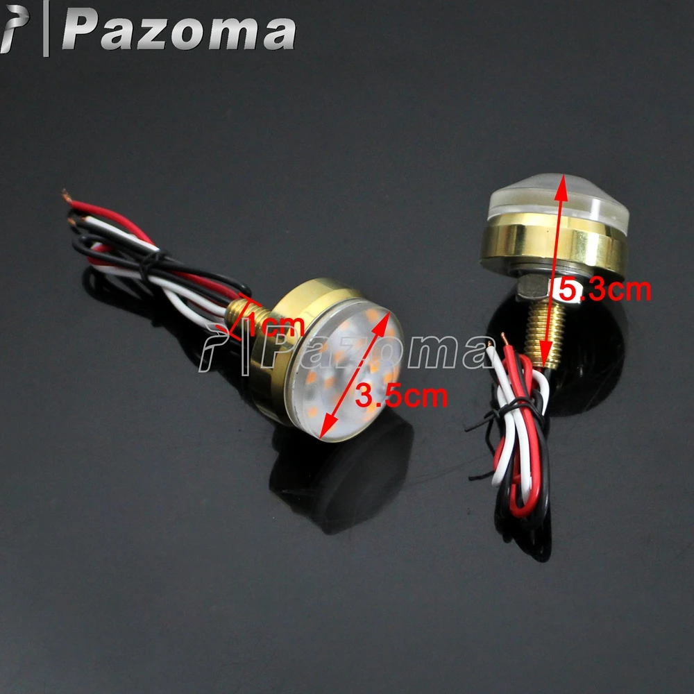 Универсальный светодиодный индикатор поворота мотоцикла 1 пара дюйм |