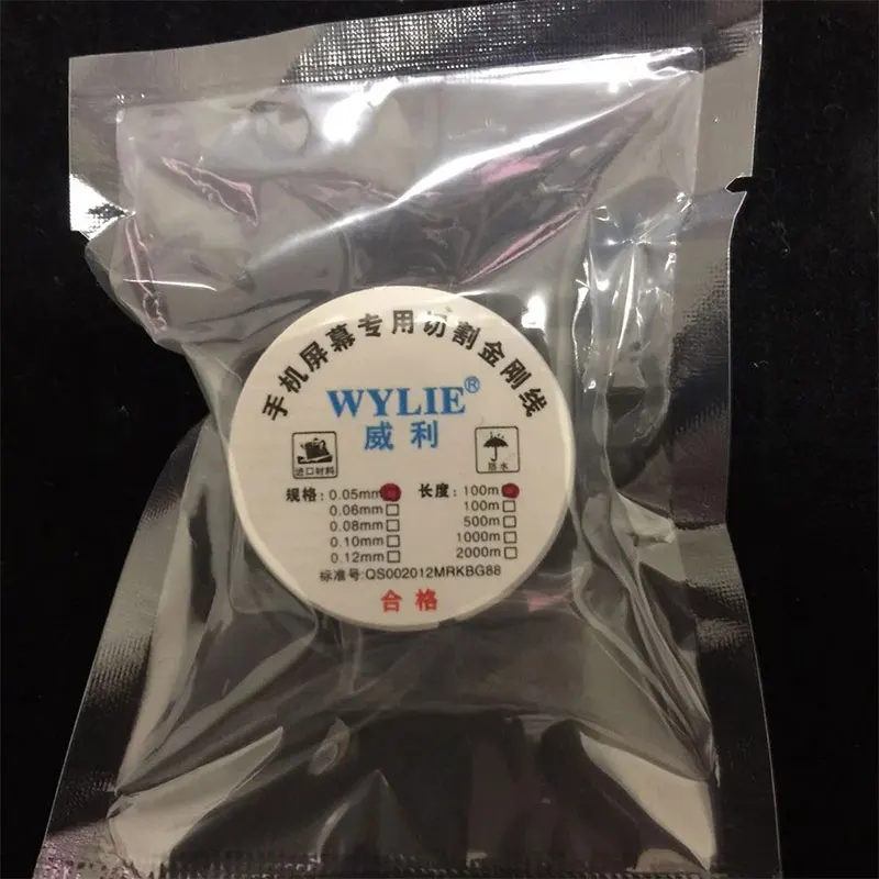 

0.05mm 0.06mm 0.08mm 0.1MM Molybdenum wire cutting LCD screen Mobile phone screen separate Metal Line for iphone samsung Tools
