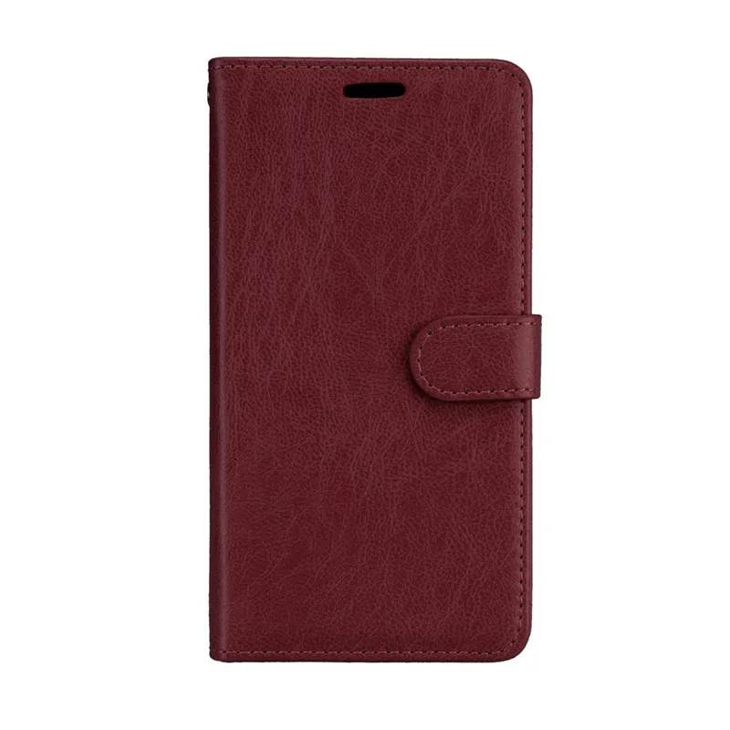 Флип чехол для BQ Aquaris X / Pro книжка в стиле ретро с рисунком Crazy Horse кошелек