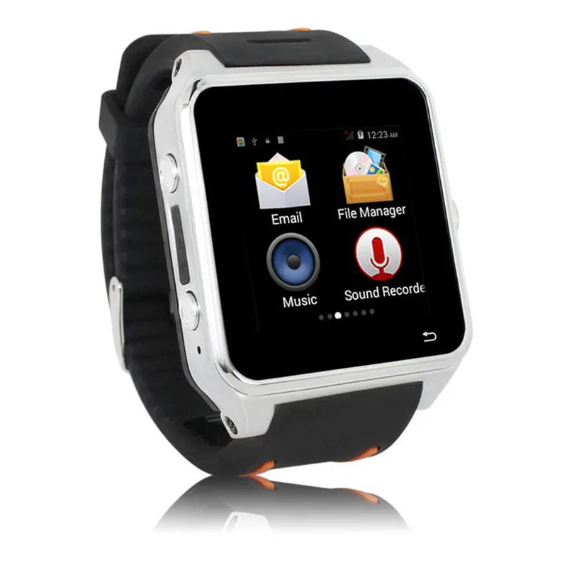 Newest 3G Smartwatch Phone Android 4.4 MTK6572 Quad Core 1.2GHz 512MB RAM 4GB ROM 1.54 inch WiFi Bluetooth GPS smart watch S82 |