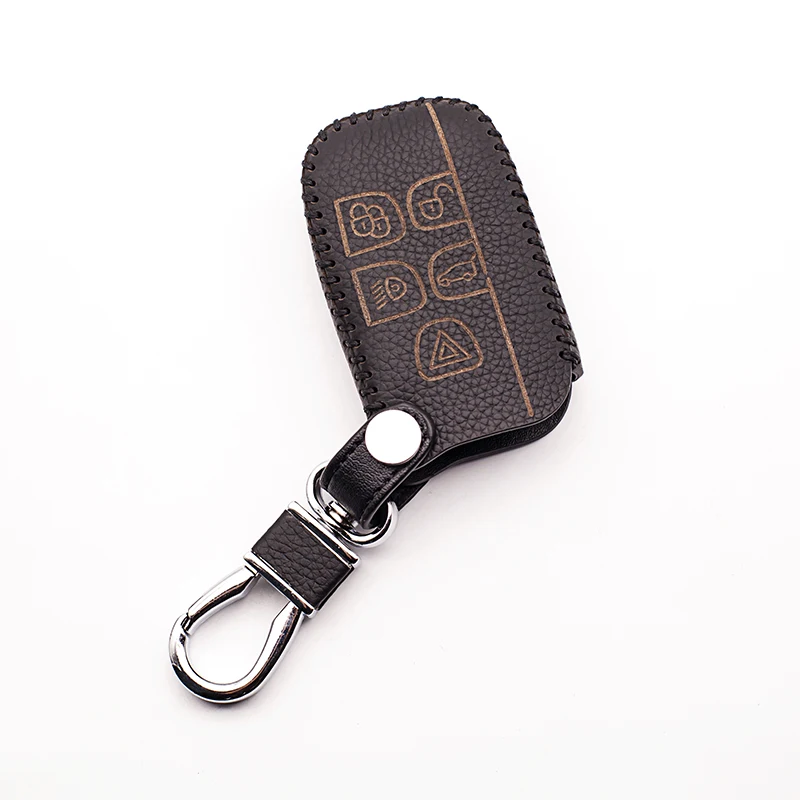 Новейший кожаный чехол для клавиатуры автомобиля Land Rover Range Sport Discovery 2 3 4 Freelander|car key