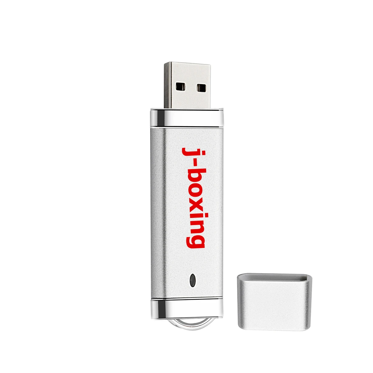 Серебристый J-бокс, 16 ГБ, USB флеш-зажигалка, дизайн, USB 2,0, флеш-накопитель, карта памяти для большого пальца, для компьютера, Mac, планшетов, ноутбука, автомобиля, студии, серебро - Цвет: Серебристый