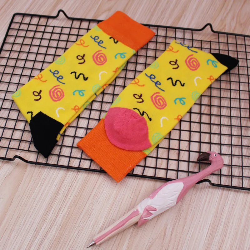 Happysocks мужские Модные хлопковые носки в полоску ограниченный выпуск повседневные