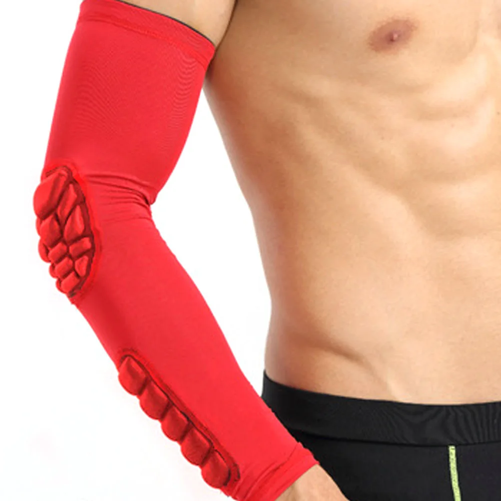 Новые Arrivials спортивные ударопрочные сотовые подушки Защита руки рукав Баскетбол