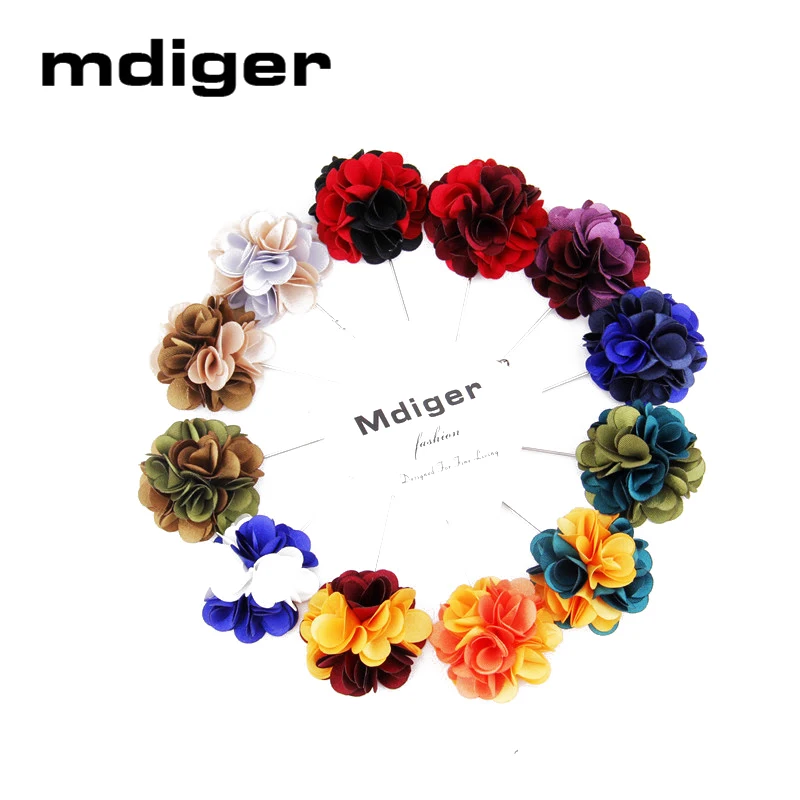 Handmade Brooch Flower Long Pin Wedding or Party For Men's Suit Brooches Corsage Boutonniere | Украшения и аксессуары