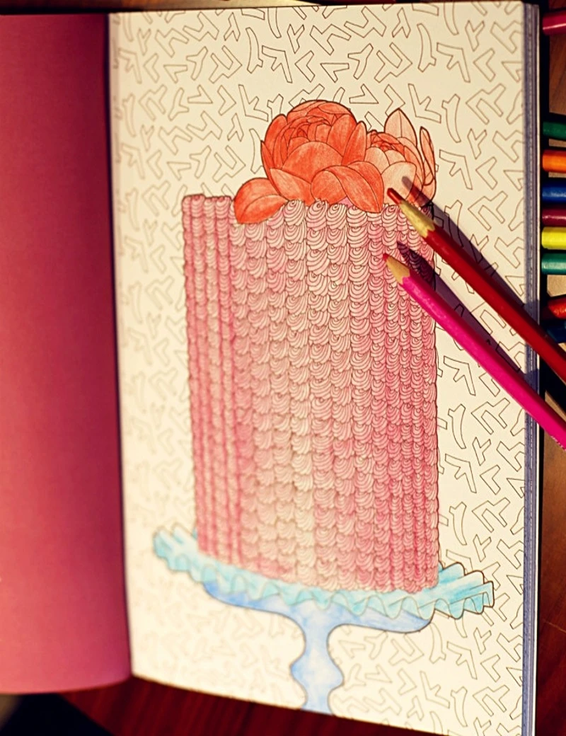 100 кексов раскраска для детей и взрослых антистресс снятие стресса Рисование