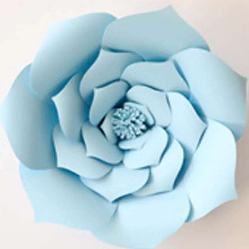 40CM sharp corners 40 см голова DIY бумажные цветы для украшения свадебной вечеринки, гигантская картонная бумага цветочный фон, искусственная большая Роза Настенный декор - Цвет: 40CM sharp corners