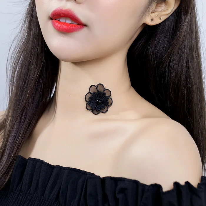 Style03 Black Красивый ошейник с бабочкой для женщин короткая рыба/цепь жемчуг подарок, ожерелье с подвеской этническое богемское Колье чокер - Окраска металла: Style03 Black