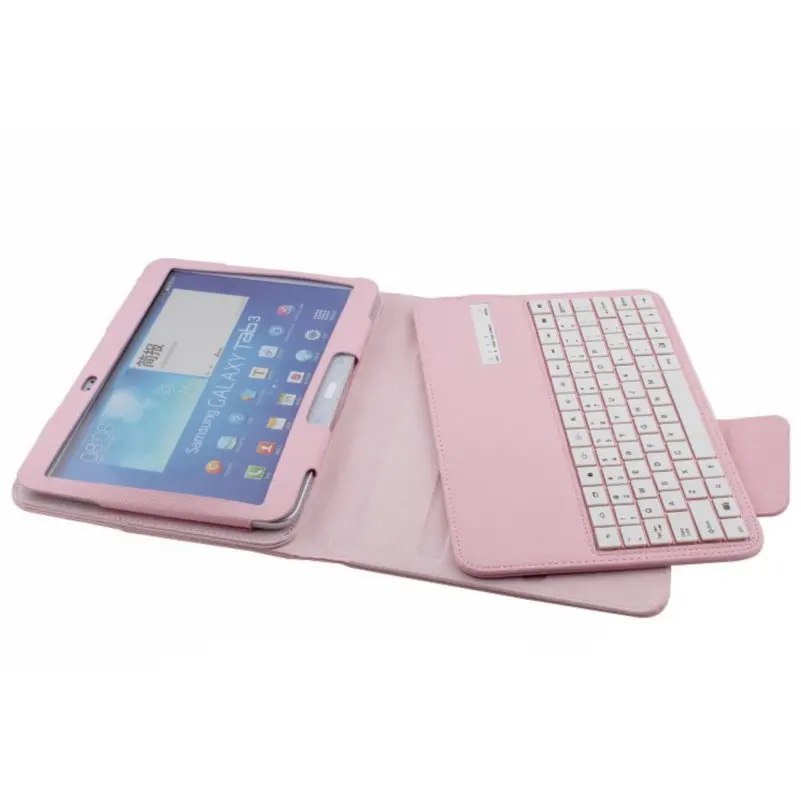 Чехол для планшета Samsung Tab.3 10 1 дюйма P5200 T530 с беспроводной Bluetooth клавиатурой и