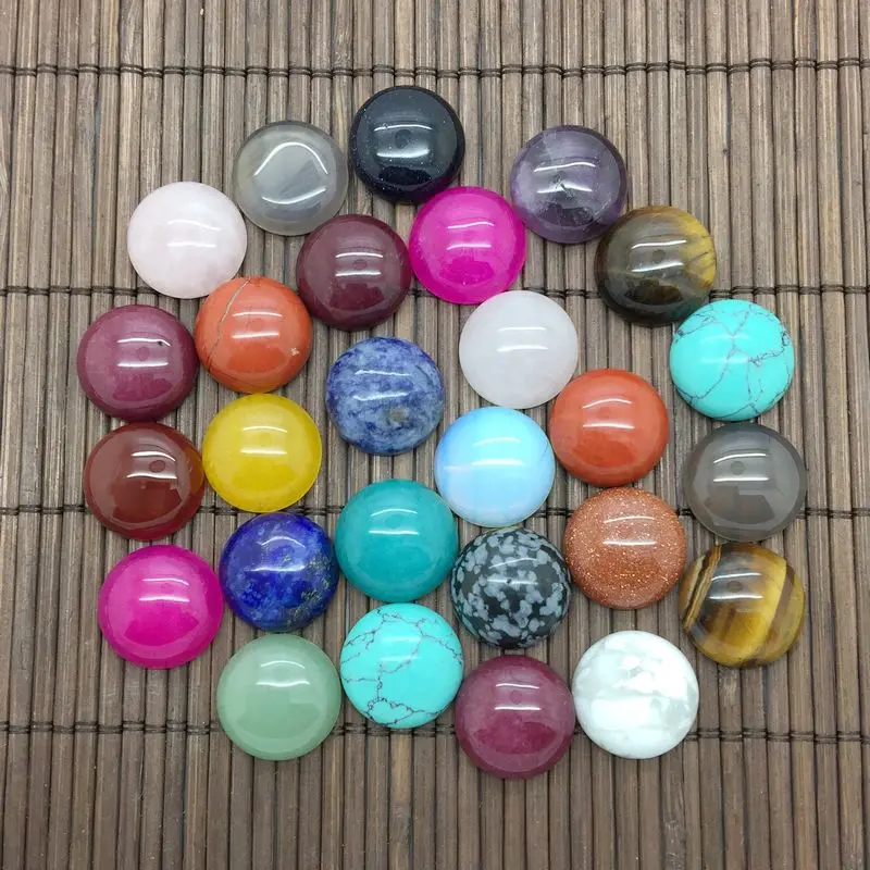 Beadztalk камень кабохоаны круглые бусины 16 мм Хрустальный Буле Howlite для изготовления