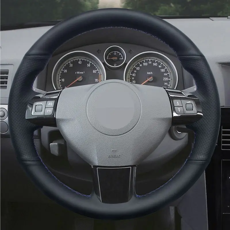 Оплётка на руль из искусственной кожи для Opel Astra 2005 2006 Vauxhall | Автомобили и