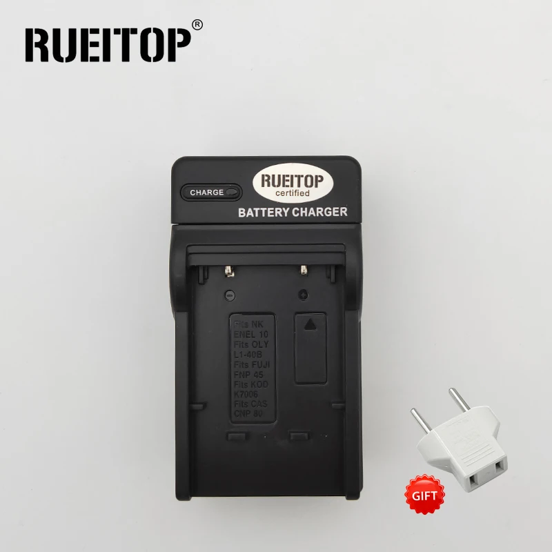 Rueitop Батарея Зарядное устройство для цифровой камеры OLYMPUS LI40B LI-42B LI-40B LI42B LI40C U1200 D-630 SP-70 X-800 стилус FE340 FE350 FE360 FE20 FE3000