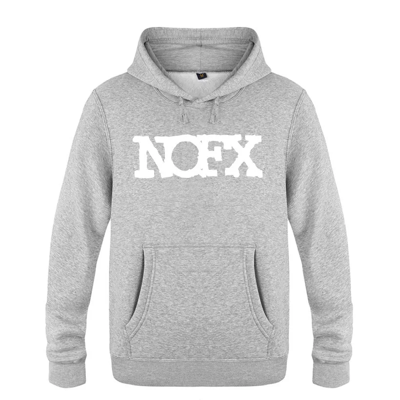 17 Мужские толстовки с капюшоном Music Rock NOFX с буквенным принтом флисовая мужская кофта-худи с длинным рукавом мужская Толстовка для катания на коньках пуловер в стиле хип-хоп пальто большого размера - Цвет: 17