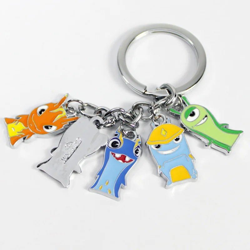 Розничная продажа 1 шт. мультфильм аниме Slugterra металлическая ий Брелок с