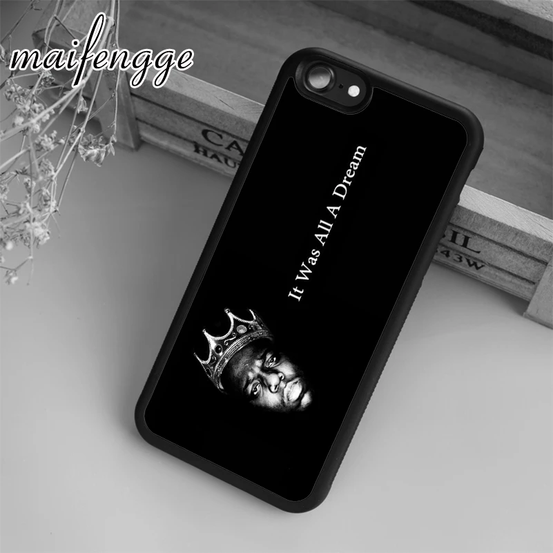 Чехол maifengge Biggie Smalls It Was All A Dream для iPhone 5 6 s 7 8 plus 11 12 Pro X XR XS Max Samsung Galaxy S6 S7 edge S8 S9|case for