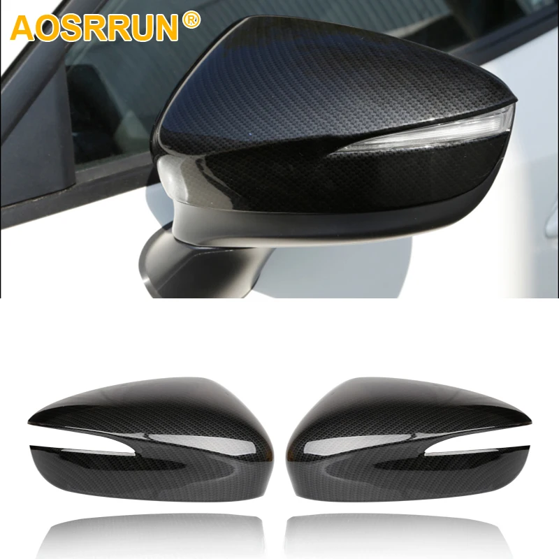 Carbon fiber Mirror Cover Car accessories For Mazda CX-3 CX3 2016 2017 2018 car-styling | Автомобили и мотоциклы