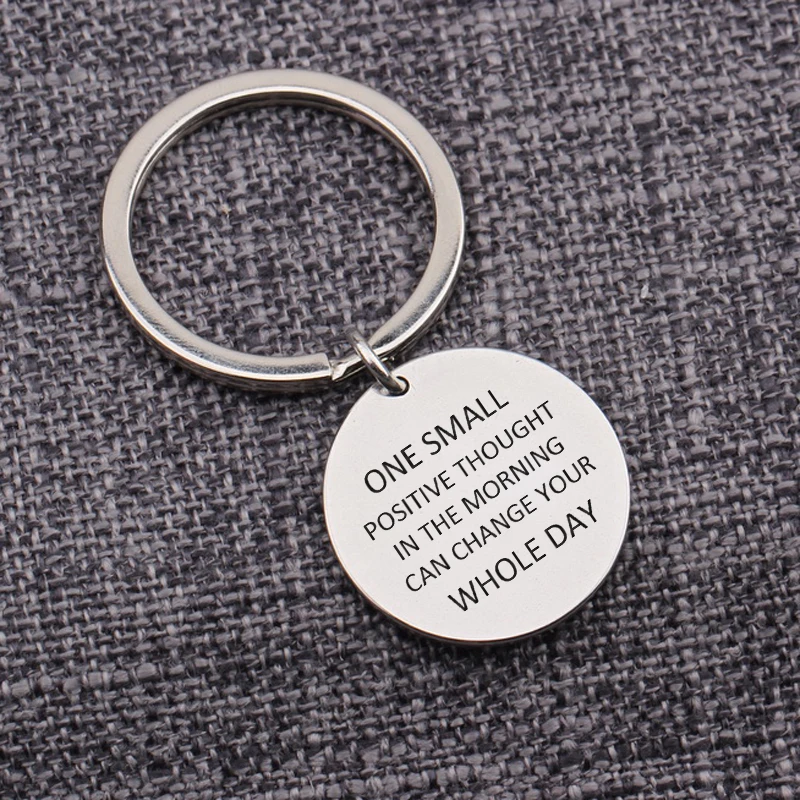 Брелок для ключей с гравировкой Inspire подвесные Брелоки можно менять ваш день