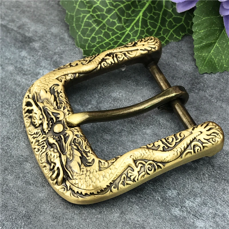 

Dragon Brass Belt Buckles For Men Belt DIY Accessories Buckle For Belt Boucle Ceinture Cowboy Buckle Belt Clip BK0098