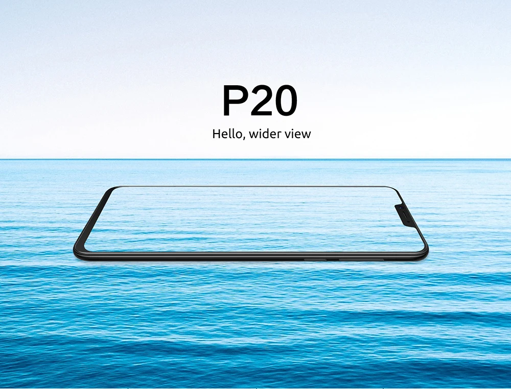 P20 смартфон 19:9 6,1" FHD 4 Гб ОЗУ 64 Гб ПЗУ мобильный телефон Android 8,0 MT6750T Восьмиядерный 20MP 4000 мАч 4G LTE мобильный телефон