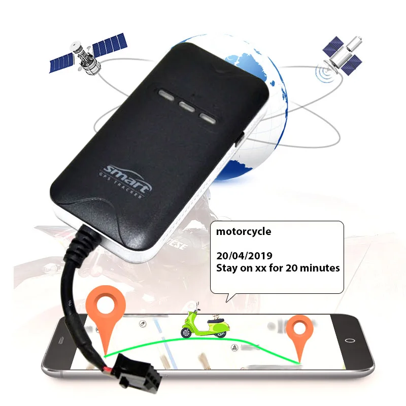 Умный автомобиль мини gps трекер GT02d Противоугонный GSM GPRS SMS локатор в реальном
