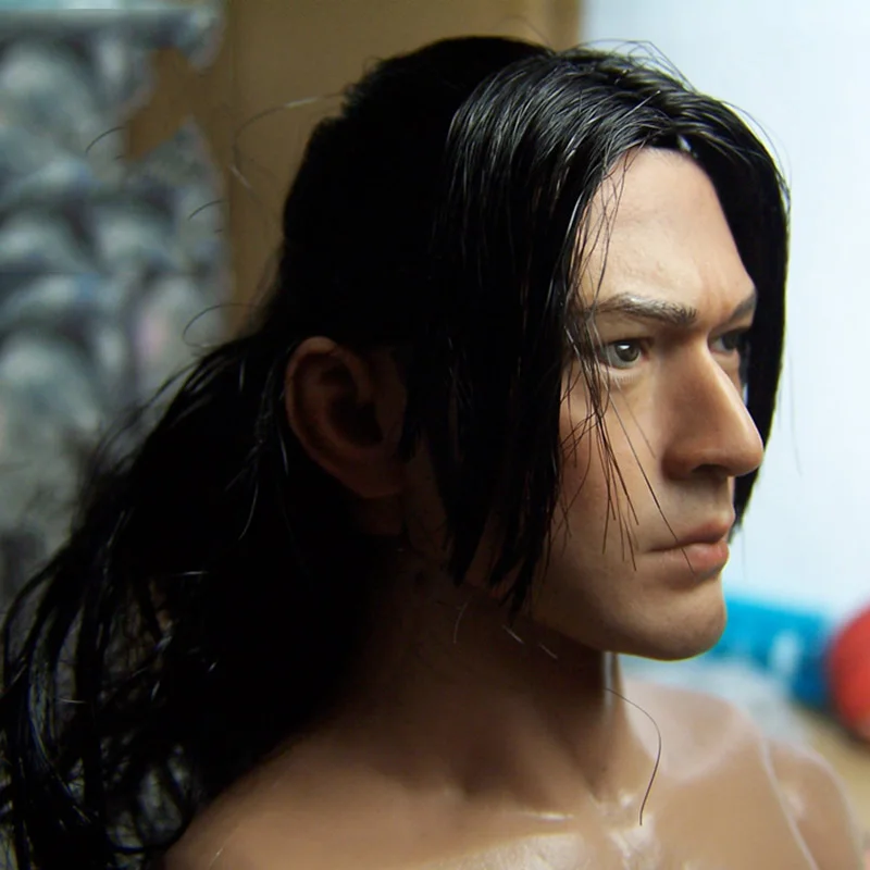 Стиль 1/6 весы Takeshi Kaneshiro Мужская голова лепить для 12 дюймов фигурки