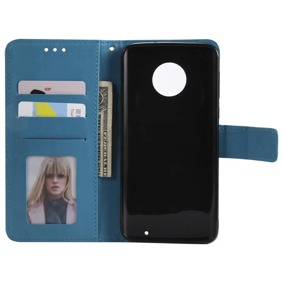 WoodLysi Leather Case For Moto G6 / Plus Luxury Retro + Soft Silicon for MOTO G6PLUS Wallet Flip | Мобильные телефоны и