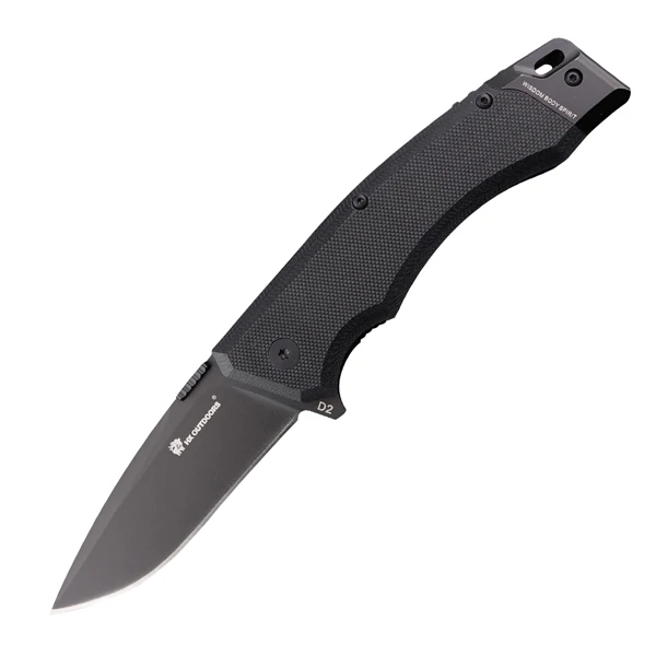TD-10A Комплект Электронных компонентов HX OUTDOORS рок D2 Сталь Тактический прочных высокотвердых складной Ножи, нож для выживания в полевых условиях самообороны Портативный открытый Ножи - Цвет: TD-10A
