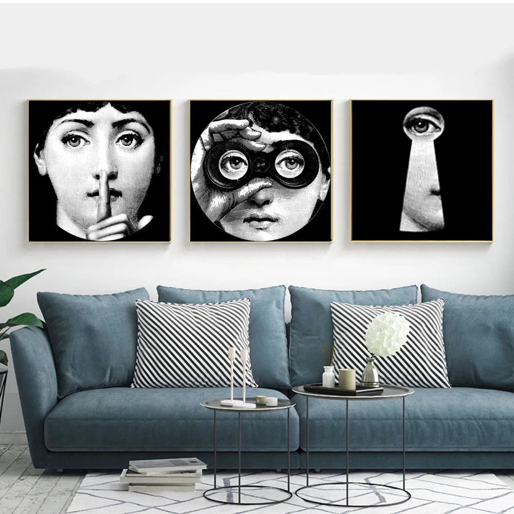 Модные картины на холсте без рамки современные настенные с изображением леди
