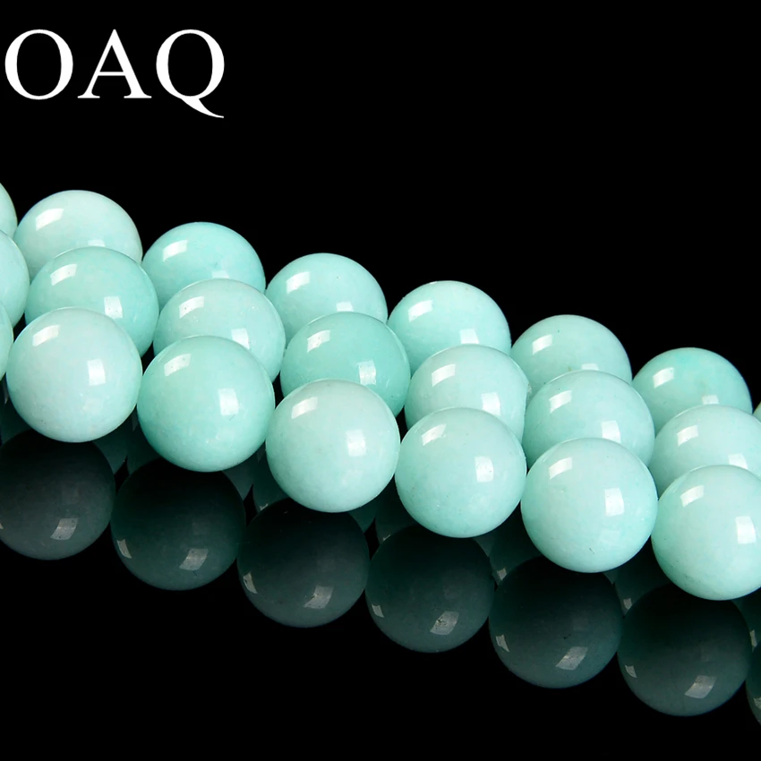 

6-10mm Amazonite Beads Natural Stone Beads For Jewelry Making DIY Loose For Beading Amazon Wholesale Beads