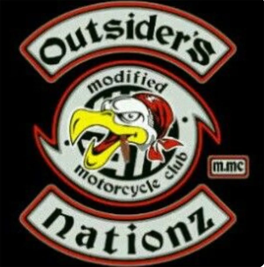 OUTSIDER'S изменение NATIONZ мотоцикл ClubEmbroidery байкер патч