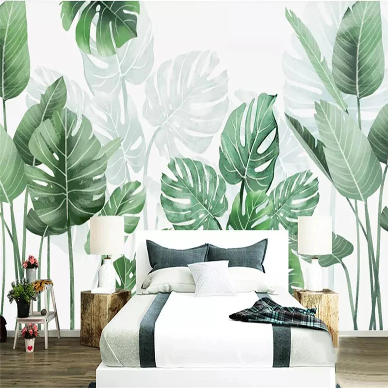 Декоративные обои современная простая и свежая Акварельная декоративная