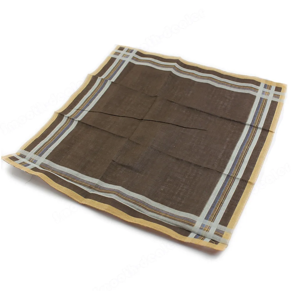 Мужской Классический Клетчатый носовой платок S home удобный мягкий хлопковый 40*40