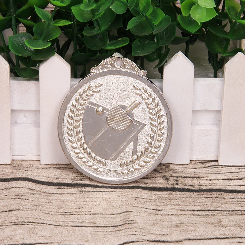 Новые модные золотые серебряные бронзовые медали для настольного тенниса