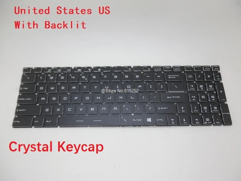 Клавиатура для ноутбука MSI GS60 из 2 предметов 2PE 2PL 2QC 2QE 6QC GS70 2OD 2QD 6QE ONC GT72 GT740 GT740X GX62 6QD