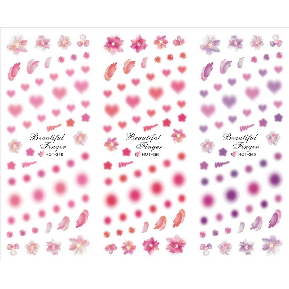 

3 PACKS / LOT NAIL CROSS TATTOOS STICKER WATER DECAL NAIL ART HOT358-360